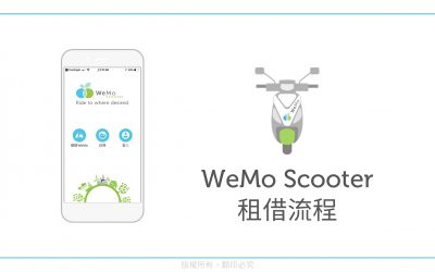 WeMo Scooter App 租借畫面教學