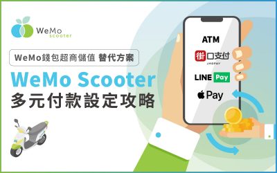 【 WeMo Scooter 】多元付款方式